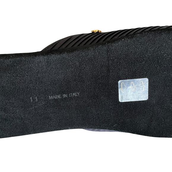 HOUSE OF BIJAN Men\'s Size 11 Black Silk Suede Indoor Luxury Loafers Slippers NEW main image 5
